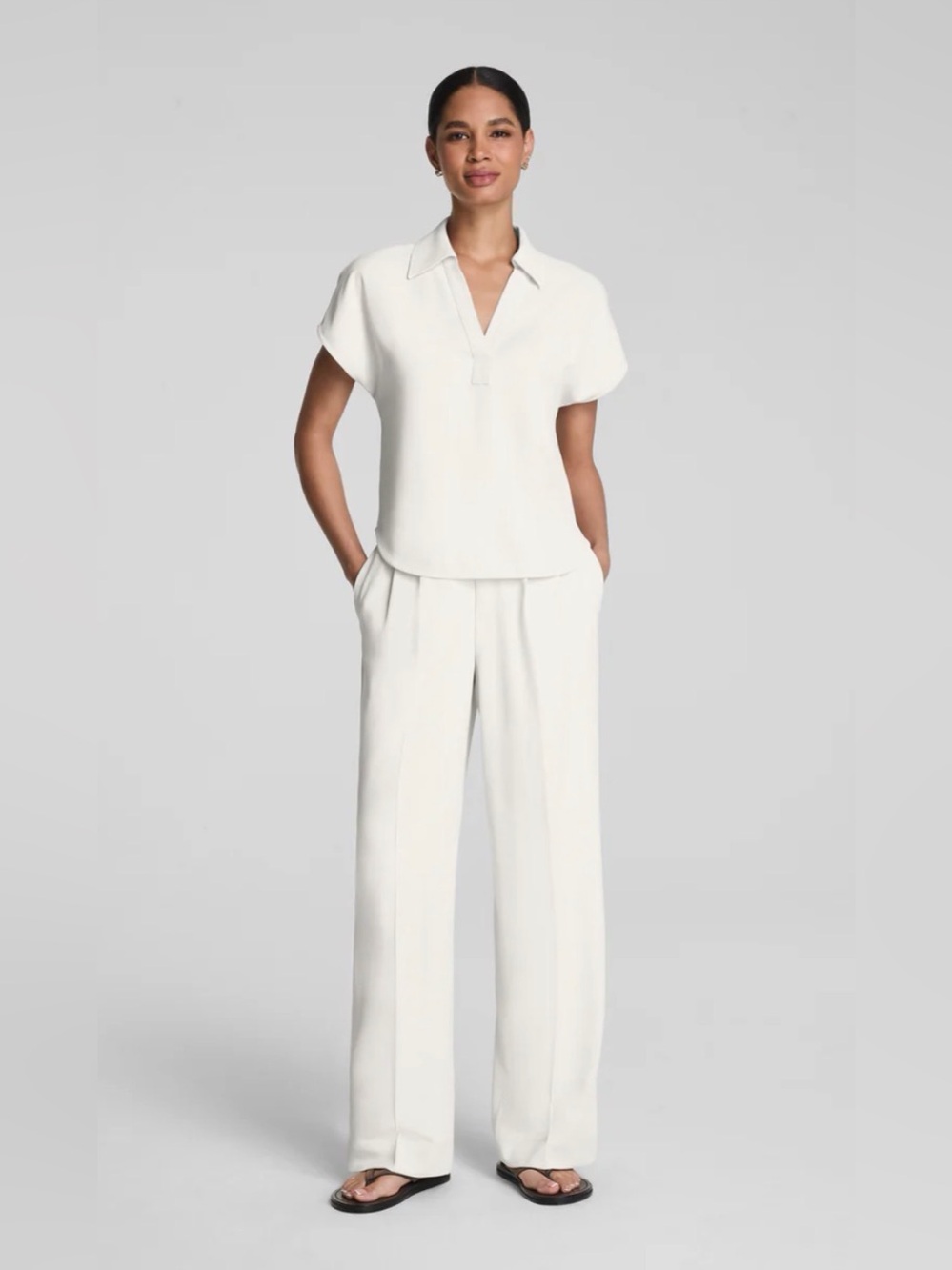 SPANX®
Pleated Wide Leg Pant